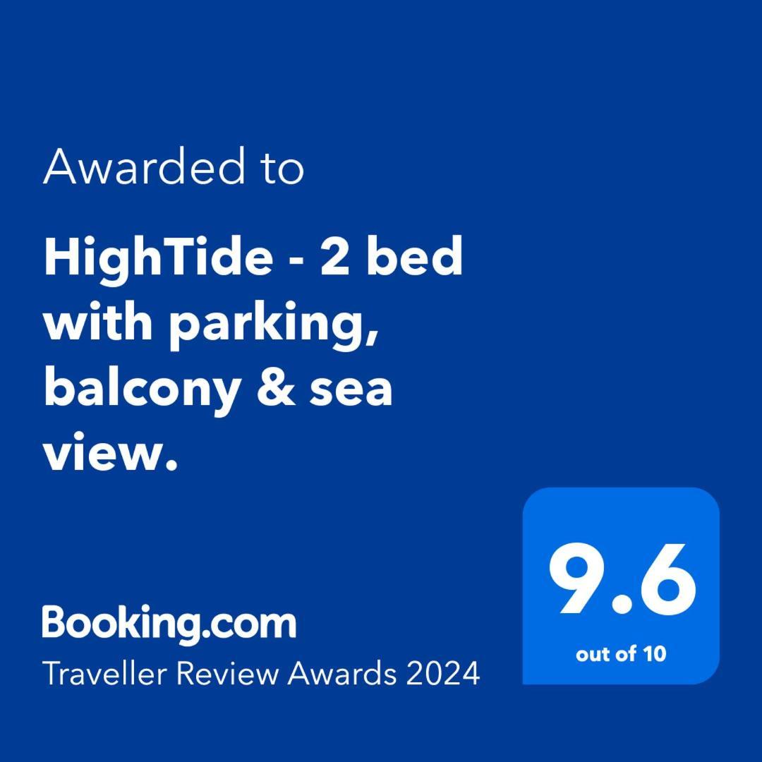 Hightide - 2 Bed With Parking, Balcony & Sea View. Leilighet Swanage Eksteriør bilde